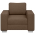 Sillón  Marrón de Tela 59 cm