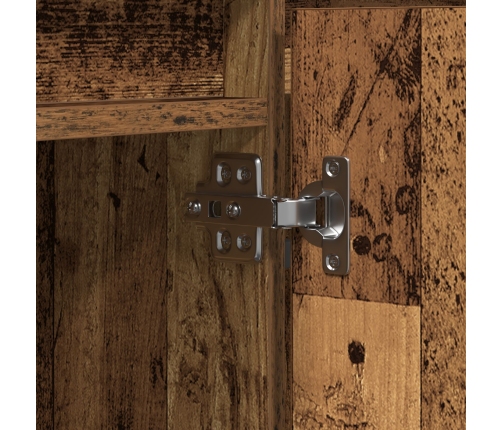 mueble de TV  con LED madera vieja 180x38x49 cm madera elaborada