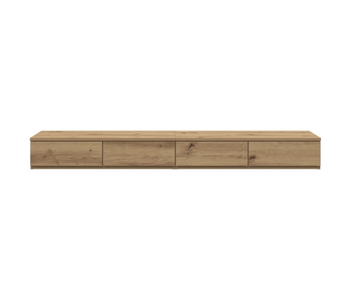 Mesa de Noche Roble Madera 150 x 36.5 x 16.5 cm Mesa de Noche