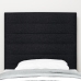 Cabecero  Diseño Lineas Negro 100 cm Tela
