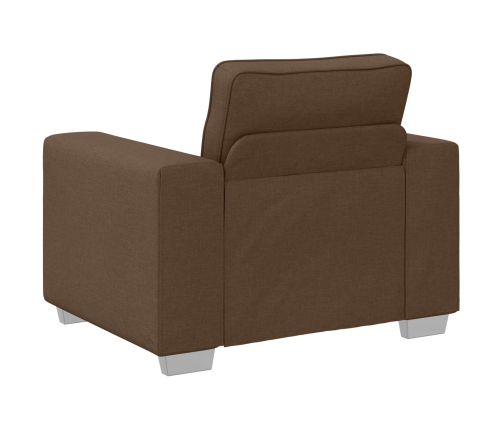 Sillón  Marrón de Tela 59 cm