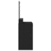 Mesa de tocador  con luces LED, Roble Negro, 100x41x140 cm