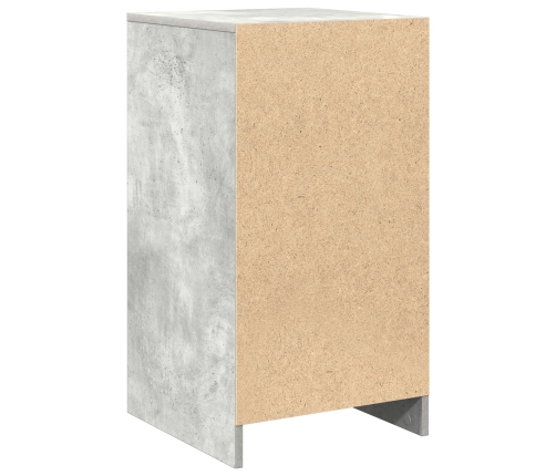 Mueble de Entrada Gris Concreto 40x41x75 cm Madera Elaborada