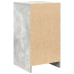 Mueble de Entrada Gris Concreto 40x41x75 cm Madera Elaborada