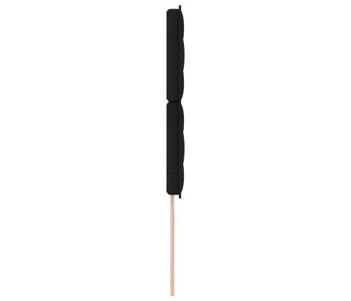 Cabecera LED  Diseño de Líneas Negra 100 cm Tela