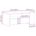 Mesa de Café de Roble Negro 102x55x43.5 cm Hecha de Madera Ingenierizada
