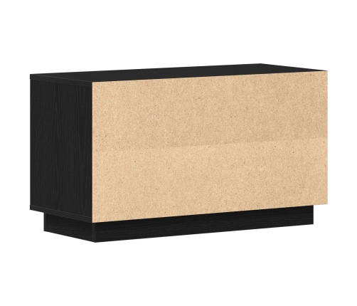 Mueble para TV  Negro Roble 80x35x45 cm Madera de ingeniería