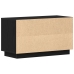 Mueble para TV  Negro Roble 80x35x45 cm Madera de ingeniería