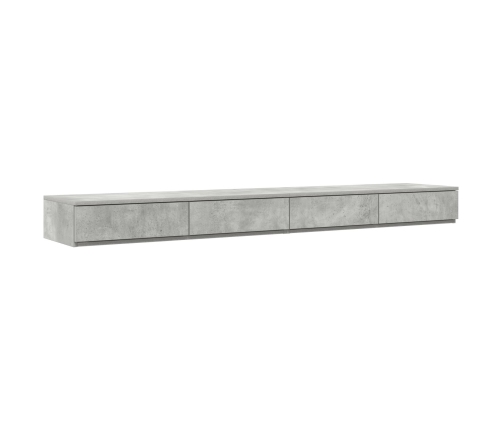 Cajones de Cama  Gris Concreto 200x36,5x16,5 cm Madera Engineered