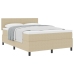 Cama con Somier  con Colchón Beige 160x200 cm Tela de Pana