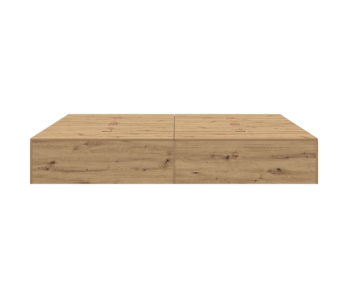 Base de Cama de Almacenamiento  en Roble Artisan 200x200 cm