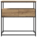 Mesa Consola  Artisan Roble 75x40x75 cm Madera Compuesta y Acero