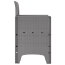 Silla de Jardín  Conjunto de 2 Gris Claro Resina Plástica Estándar