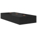 Estructura de Cama con Almacenamiento  Roble Negro Madera Elaborada
