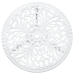 Conjunto de Bistro de Jardín de 3 Piezas  de Aluminio Fundido Blanco