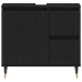 Cabinet de lavabo  Negro Roble 65x33x60 cm Madera elaborada