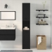 Gabinete de baño de roble negro  - 32x34x188.5 cm