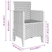 Conjunto de Comedor de Jardín de 9 Piezas Antracita Polipropileno