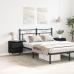 Mesas de Noche 2 pcs Negros de Roble 40x35x50 cm Madera Ingenierizada