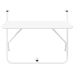 Mesa de Balcón Colgante  Plegable Blanca 60x40 cm Acero