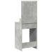 Mesa de tocador  con luces LED en gris concreto de 50x41x135 cm