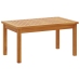 Set de Sofá de Jardín de 3 Piezas con Cojines de Madera Maciza de Acacia