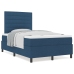 Cama con Somier  con Colchón Azul 120x200 cm Tela