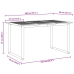 Conjunto de Comedor de Jardín  Conjunto de 5 Gris Acero Duradero