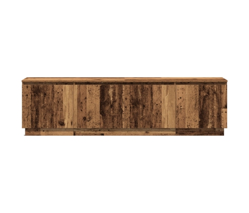mueble de TV  con LED madera vieja 180x38x49 cm madera elaborada