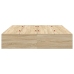 Estructura de cama  Roble de Sonoma Madera elaborada Doble