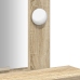 Tocador  con Luces LED - Roble Sonoma - 50x41x140 cm