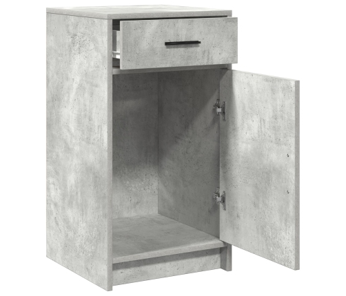 Mueble de Entrada Gris Concreto 40x41x75 cm Madera Elaborada