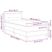 Cama Box Spring  con Colchón Negro 90x200 cm Terciopelo