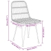 Conjunto de Comedor de Jardín  de 9 Piezas Marrón Poliratán