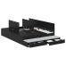 Base de cama con almacenamiento  Roble negro Madera resistente