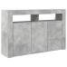 Aparador  Gris Cemento Madera de Ingeniería 116 x 30 x 75 cm