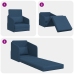 Sofá Cama de Suelo  2 en 1 Azul 65x80x83 cm Tela