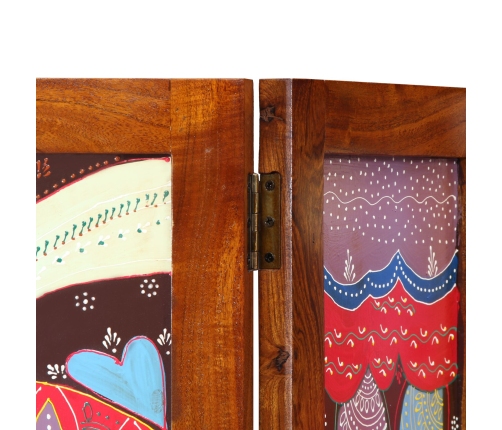 Divisor de Habitación  3 Paneles Madera Acacia Color Miel 35x1.5x160 cm