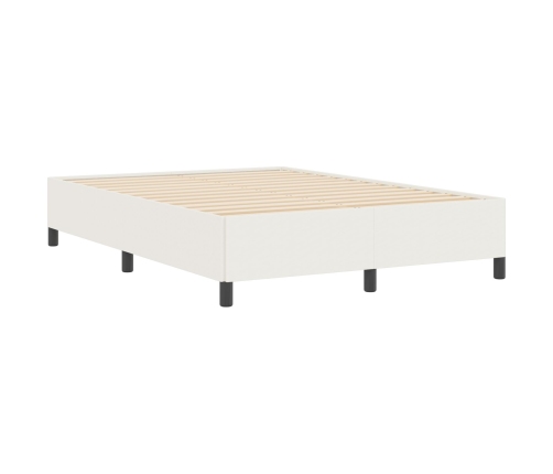 Estructura de Cama Crema 160x200 cm Tela de Pana