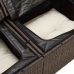 Conjunto de Comedor de Jardín  6 Piezas Marrón Ratán sintético