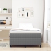 Marco de Cama Gris Claro 120x190 cm Tela de Corduroy