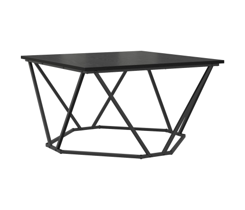Roble negro Metal Mediana Chic Mesa de café Rectangular