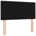 Cabezal  Button Tufted Negro 80 cm Terciopelo