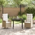 Set de 2 Beige y Blanco Crema