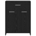 Armario de baño  Negro Roble 60x33x80 cm Madera