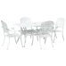Set de 3 Blanco Aluminio fundido Grande