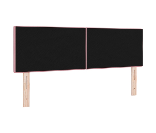 Cabecero  Tufted Botones Rosa 140 cm Terciopelo
