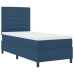 Cama con Somier y Colchón Azul 100x200 cm Tela