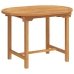 Conjunto de 7 Piezas de Comedor de Jardín de Madera Sólida de Teca