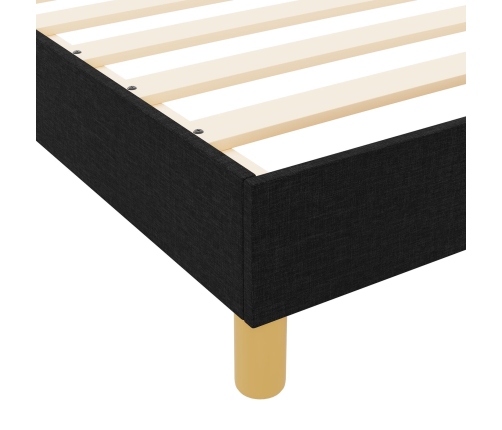 Estructura de Cama de Tela Negra  90x190 cm